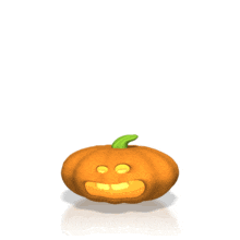 Pumpkin Jumping PowerPoint Animation layout preview.
