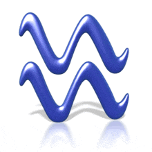 Aquarius Symbol PowerPoint Animation layout preview.