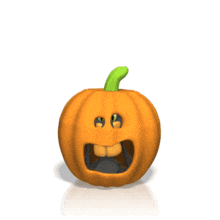 Cat Popping Out Of Pumpkin PowerPoint Animation layout preview.