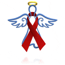 Angel Burgundy Ribbon Floating PowerPoint Animation layout preview.