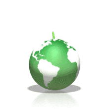 Green Earth Grass Grow Up PowerPoint Animation layout preview.