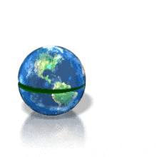 World Tree Rise Up PowerPoint Animation layout preview.
