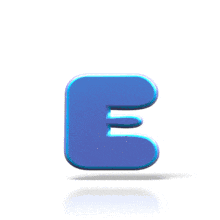 Bouncing E PowerPoint Animation layout preview.