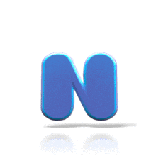 Bouncing N PowerPoint Animation layout preview.