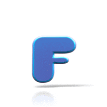 Bouncing F PowerPoint Animation layout preview.