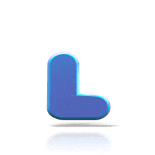 Bouncing L PowerPoint Animation layout preview.