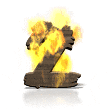 Fire Blaze 2 PowerPoint Animation layout preview.