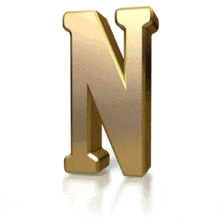 Gold Streak N PowerPoint Animation layout preview.