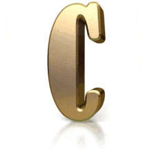Gold Streak C PowerPoint Animation layout preview.