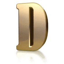 Gold Streak D PowerPoint Animation layout preview.