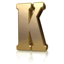 Gold Streak K PowerPoint Animation layout preview.