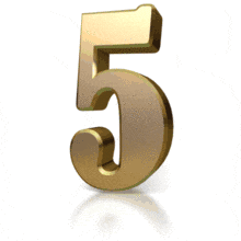 Gold Streak 5 PowerPoint Animation layout preview.