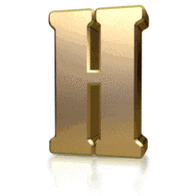 Gold Streak H PowerPoint Animation layout preview.
