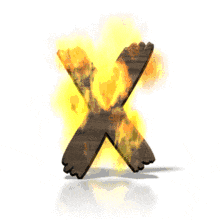 Fire Blaze X PowerPoint Animation layout preview.