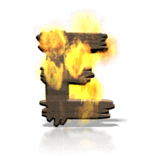 Fire Blaze E PowerPoint Animation layout preview.