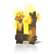 Fire Blaze O PowerPoint Animation layout preview.