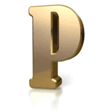 Gold Streak P PowerPoint Animation layout preview.