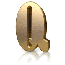 Gold Streak Q PowerPoint Animation layout preview.