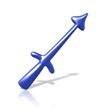 Sagittarius Symbol PowerPoint Animation layout preview.