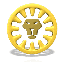 Zodiac Leo Head Rotate PowerPoint Animation layout preview.