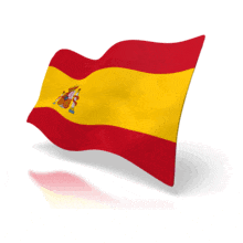 Spain Flag Perspective Anim PowerPoint Animation layout preview.