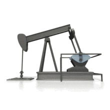 Oil Pump Pumping PowerPoint Animation layout preview.