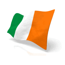 Irish Flag Perspective Anim PowerPoint Animation layout preview.