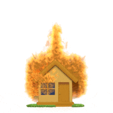 House On Fire PowerPoint Animation layout preview.