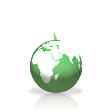 Green Earth Grass Grow Up Again PowerPoint Animation layout preview.