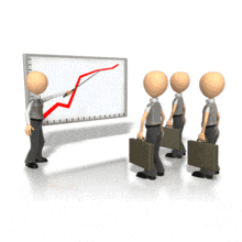 Business Graph Explanation PowerPoint Animation layout preview.