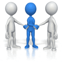Three Way Agreement PowerPoint Animation layout preview.