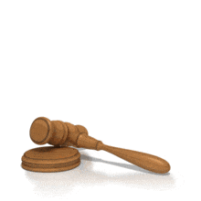 Court Gavel Pound PowerPoint Animation layout preview.