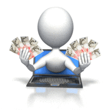 Internet Riches Pound PowerPoint Animation layout preview.