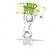 Happy Money Euro PowerPoint Animation layout preview.