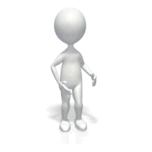 Stick Figure Highlighting Something PowerPoint Animation layout preview.