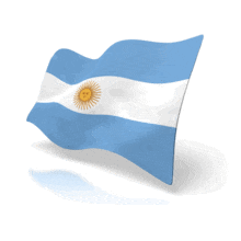 Animated Argentina Flag PowerPoint Animation layout preview.