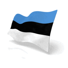 Animated Estonia Flag PowerPoint Animation layout preview.