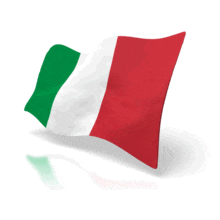 Animated Italian Flag PowerPoint Animation layout preview.