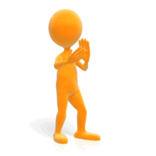 Stick Figure Clapping PowerPoint Animation layout preview.