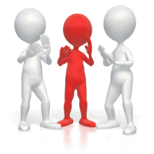 Group of People Clapping PowerPoint Animation layout preview.