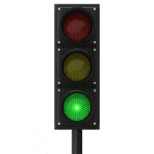Traffic Light Flash Green PowerPoint Animation layout preview.