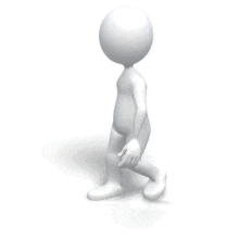 Stick Figure Walking Straight PowerPoint Animation layout preview.