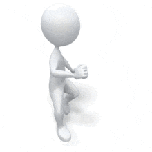 Stick Figure Round House Kick PowerPoint Animation layout preview.