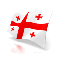 Georgia Flag Perspective Anim PowerPoint Animation layout preview.
