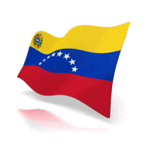 Animated Venezuela Flag PowerPoint Animation layout preview.