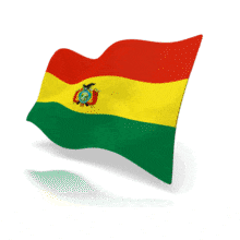 Animated Bolivia Flag PowerPoint Animation layout preview.