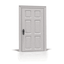 Door Peek Out PowerPoint Animation layout preview.