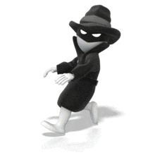 Spy Getaway Run PowerPoint Animation layout preview.