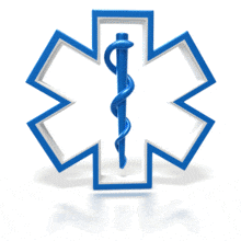 Star Of Life Symbol Rotating PowerPoint Animation layout preview.