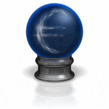 Crystal Ball Euro PowerPoint Animation layout preview.